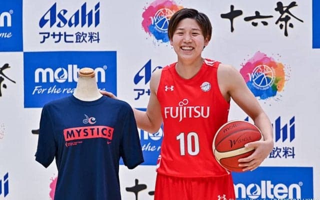 町田瑠唯がWNBAに向け決意表明「日本の皆さんにいい報告ができるように頑張ってきます」