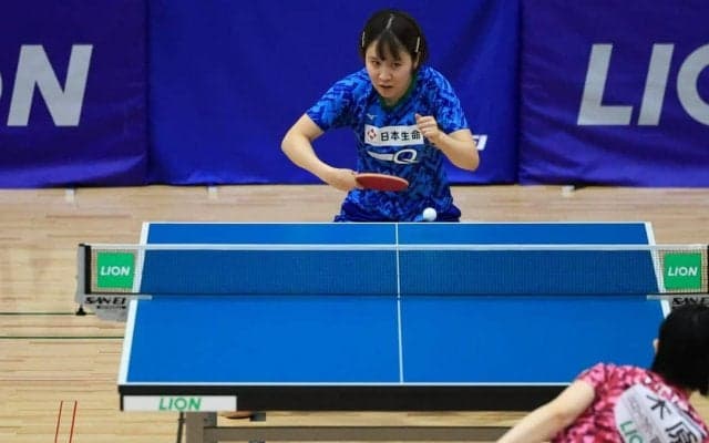 平野美宇、4強入り逃すも「少しでも良い順位で終われるように」＜卓球・LION CUP TOP32＞