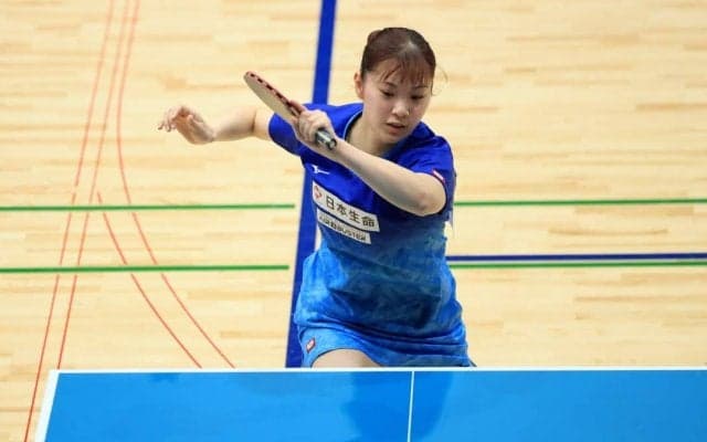 長﨑美柚「先輩たちに挑戦するのが楽しい」伊藤美誠下し世界卓球代表内定＜LION CUP TOP32＞