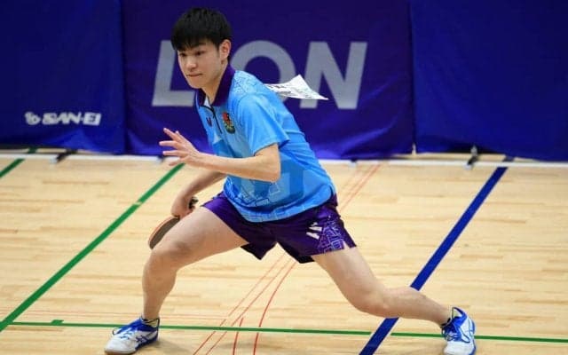 3位の横谷晟　海外修行で芽生えた覚悟「日本で甘えてたらダメだ」＜卓球・LION CUP TOP32＞