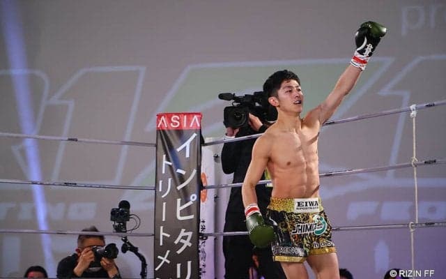 【格闘技／RIZIN LANDMARK vol.2】吉成名高、鮮烈カウンターでTKO勝利　榊原CEOも絶賛「あっぱれです」