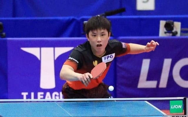張本智和、「自分が今一番強いとは思わない」選考方式に意見も＜卓球・LION CUP TOP32＞
