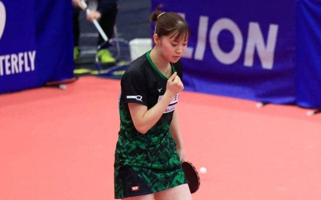 長﨑美柚「自分でもやればできる」パリ五輪に向け“勝ち続けられる選手”に＜卓球・LION CUP TOP32＞