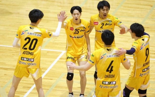 Vリーグの試合結果一覧と順位（V2男子、V3男子・3月6日）