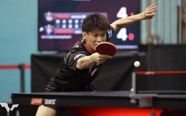 戸上隼輔、予選3回戦へ　インド選手破り本戦進出なるか＜卓球・WTTシンガポールスマッシュ2022＞