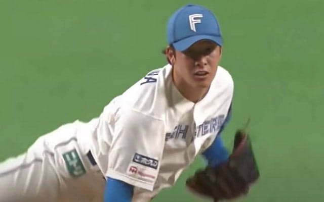 屈指の美直球が「めっちゃ伸びてる」　吉田輝星の“見惚れる軌道”が約100万再生