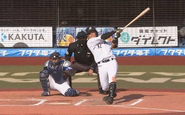 打球を見失い場内騒然「角度おかしい」　期待の21歳、“超低空弾”が「本当に弾丸」
