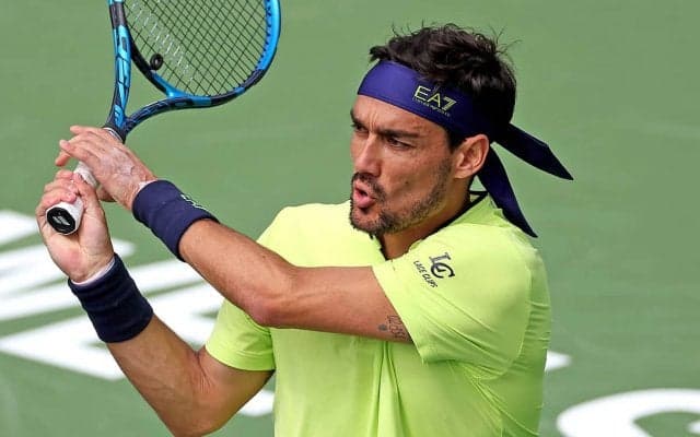 フォニーニが1回戦を逆転勝利、通算392勝でイタリア男子の歴代最多勝に「ただの数字にすぎないが、うれしいものだ」[BNPパリバ・オープン]