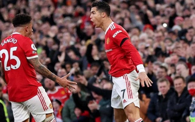 C・ロナウド「常に喜びであり、特権」、アメフト界のレジェンド、トム・ブレイディとの共演に歓喜