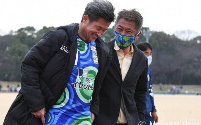 「カズ」三浦知良、「すでに去年の60倍出場」「目標は30試合で30得点」会見での決意【JFL鈴鹿ｖｓ青森】(2)