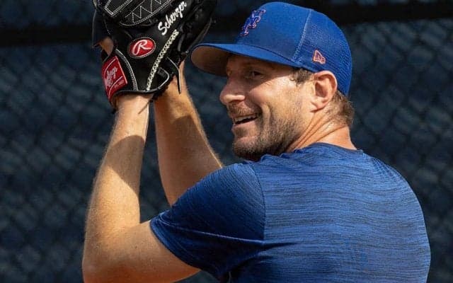【MLB】シャーザーがメッツ姿で初の投球練習　投手コーチは精密制球に太鼓判「非常にハイレベル」