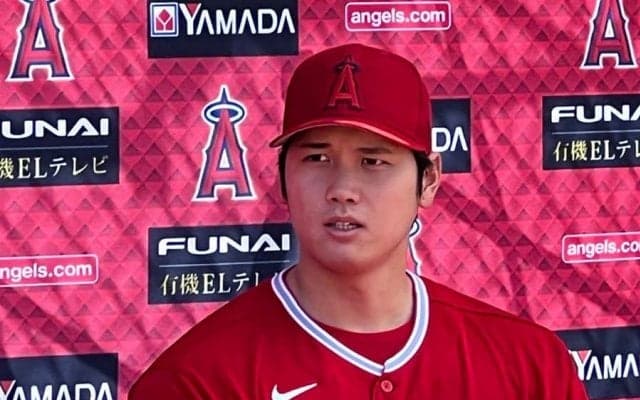 【MLB】大谷翔平、メジャー初の開幕投手へ闘志「やってみたい」　初ブルペンは145キロ