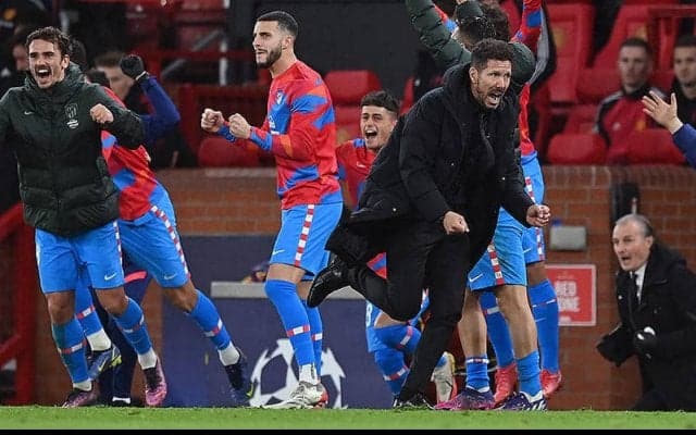 レーティング：マンチェスター・ユナイテッド 0-1(AGG:1-2) アトレティコ・マドリー《CL》