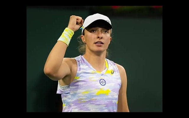 シフィオンテク 圧勝で初4強