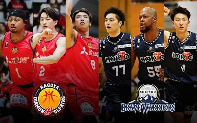 【名古屋D vs 信州】両軍は今季初の顔合わせ…須田と岡田のマッチアップに注目