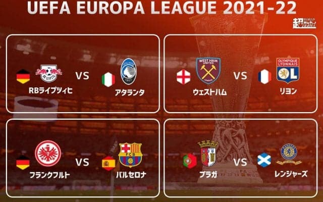 鎌田大地と長谷部誠擁するフランクフルトがバルセロナに挑む《EL》