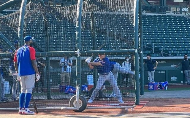 【MLB】カブス鈴木誠也、名刺がわりの特大130m弾　合流初日に9発アーチショー