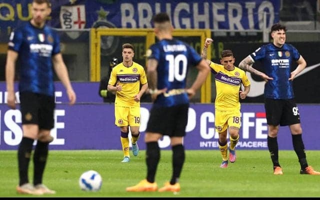 難敵フィオレンティーナにドローのインテル、2戦連続引き分けでミランにプレッシャーをかけきれず《セリエA》