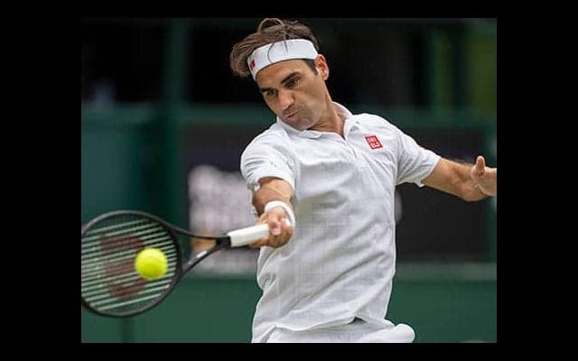 フェデラー フォア動画を公開