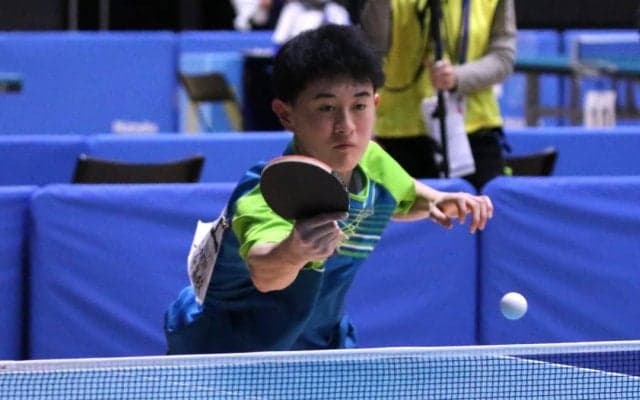 天王寺・阪上奨、予選リーグ突破で16強入り　男子シングルス予選リーグ結果①＜全国高校選抜卓球大会＞