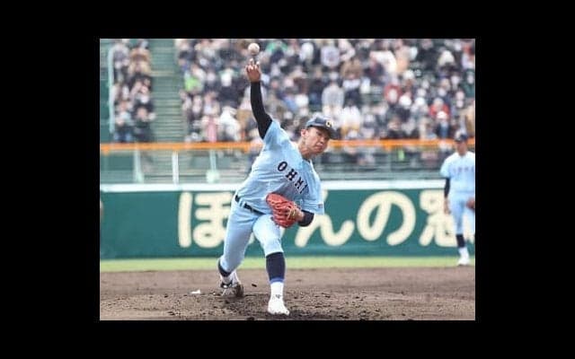 スカウトの評価を覆す熱投。近江の二刀流・山田陽翔が繰り上げ出場で見せた投手としての才