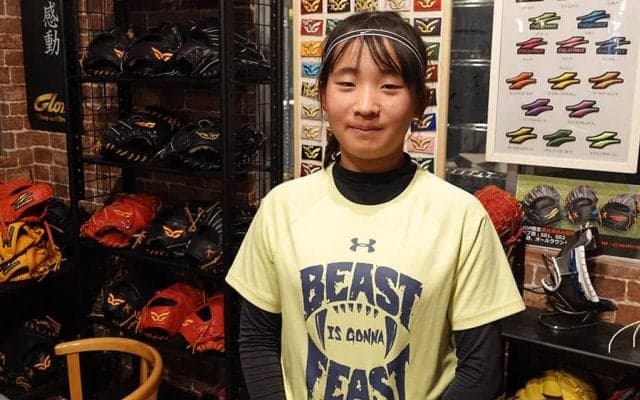 夢は整形外科医とプロ野球選手の“二刀流”　強烈スイング＆強肩の小6女子に密着