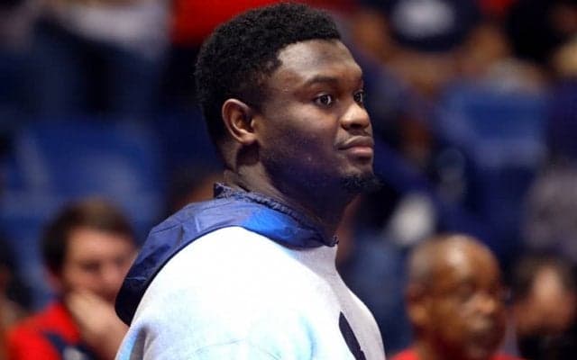 今季コートに立てていないザイオン・ウィリアムソンに全休の可能性が浮上