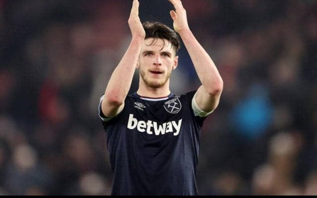 ユナイテッドが関心強めるライス、ウェストハムはイギリス史上最高額の移籍金要求か