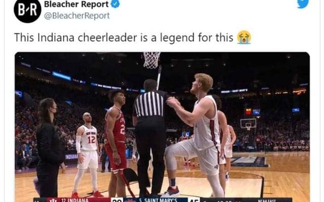 大学バスケの試合救った女性チアリーダーに全米絶賛　再生900万「スーパーヒーローだ」