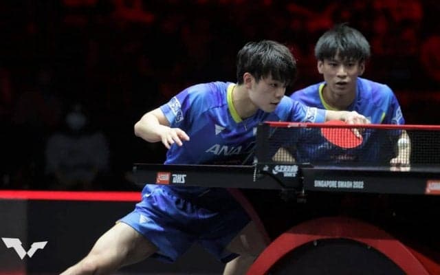 卓球男子世界ランキング(2022年第12週)｜宇田・戸上が男子複1位　宇田はシングルスも30位以内に