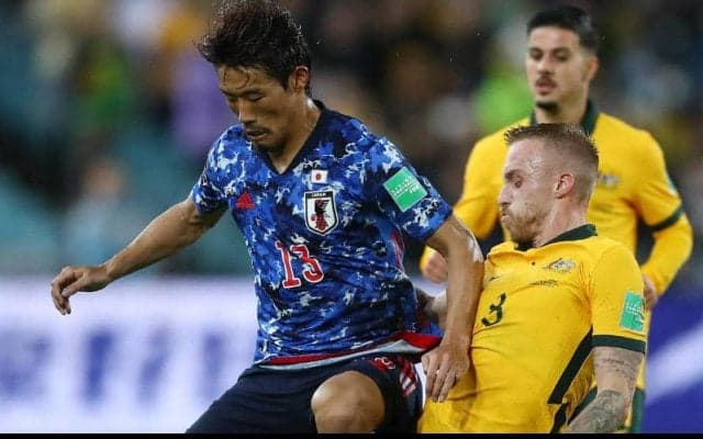 オーストラリア戦の1点目を振り返る守田英正「視来くんからボールが入ることはわかってた」