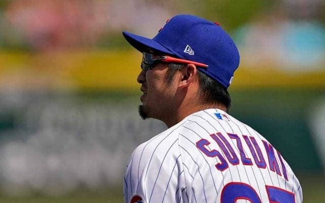 【MLB】鈴木誠也、ベンチであわや打球直撃　インタ中の“恐怖”…ファン安堵「無事でよかった」