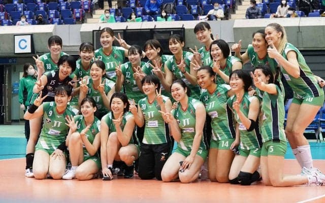 Vリーグの試合結果一覧と順位（V1男女・3月26日）