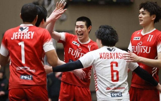 Vリーグの試合結果一覧と順位（V2男子・3月26日）
