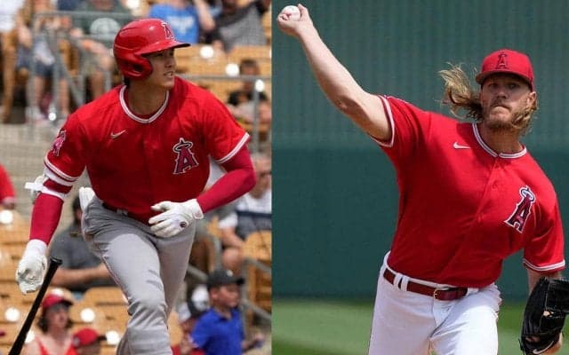 【MLB】大谷翔平と二枚看板を形成するノア・シンダーガードが初登板で快投　MLB公式も2人を「最強デュオ」に選出