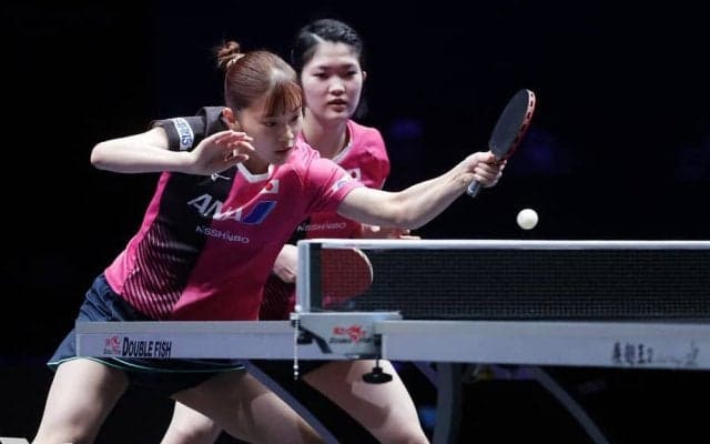 木原/長﨑ペアが女子複で優勝　木原は単複2冠を狙う＜卓球・WTTスターコンテンダードーハ2022＞