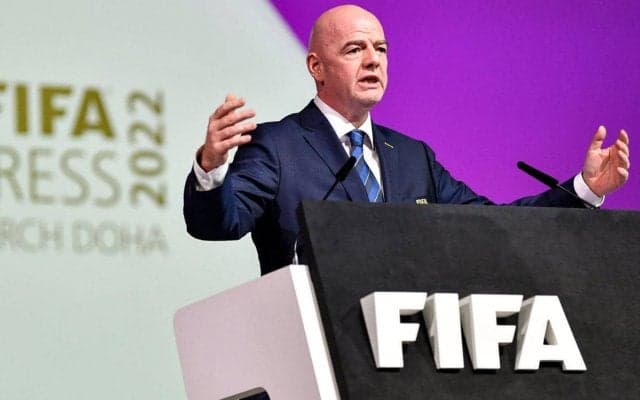 FIFA会長が世界での戦争、紛争ストップへ訴え「最悪の敵とさえ、対話してほしい」