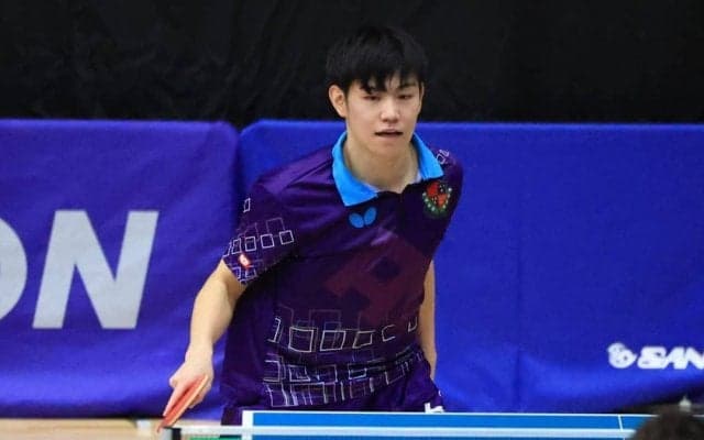 2022年度前期卓球男子ナショナルチーム発表　横谷晟が初のNT選手に