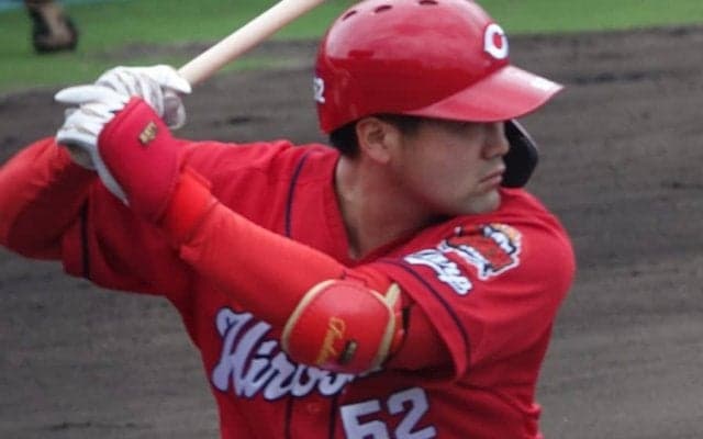 広島ドラ6が「めちゃくちゃ鈴木誠也」　プロ初本塁打に広がる衝撃「そっくりだ」