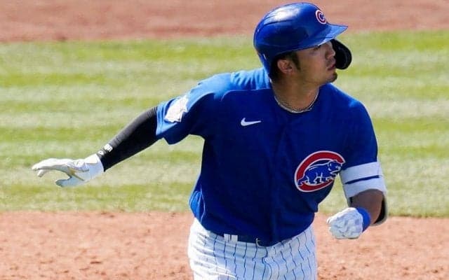 【MLB】鈴木誠也、オープン戦初マルチ安打　第2打席で適時打、第3打席でも中前安打