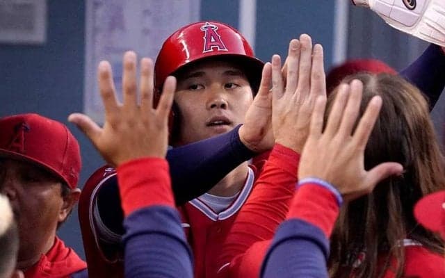 【MLB】大谷翔平、9試合連続出塁＆勝ち越し生還　2四球で1番打者の働き、出塁率.469