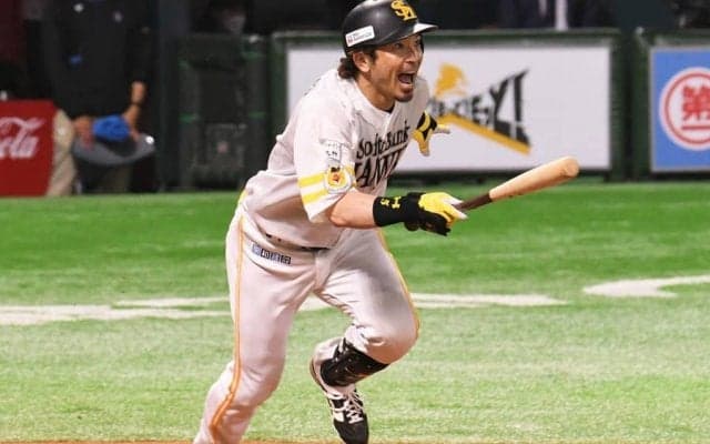 鷹、柳田離脱の危機乗り越え逆転勝ち　松田が勝ち越し打、今季初の2ケタ安打