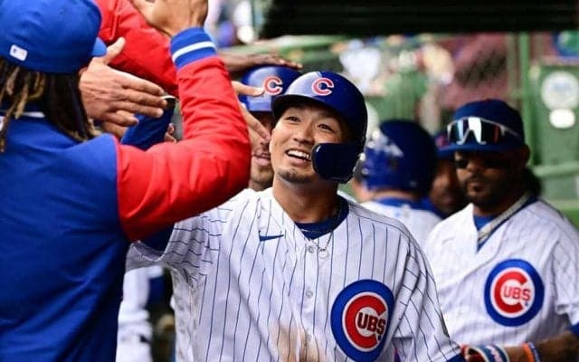 【MLB】鈴木誠也、デビュー戦初スイングで初安打　1安打2四球、3打席連続出塁で勝利貢献
