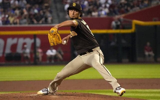 【MLB】パドレス・ダルビッシュ有、3度目開幕投手で6回無安打快投も白星ならず　元阪神スアレスが大乱調