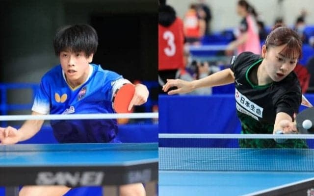 男女予選リーグ組み合わせが決定　篠塚大登、長﨑美柚が棄権に＜卓球・アジア競技大会選考会＞