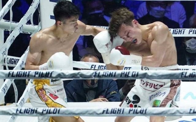 中谷潤人が世界タイトルV2達成！　8回TKOでデビュー23連勝、村田-GGG戦前に貫録勝ち