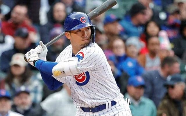【MLB】鈴木誠也、驚異の3打席連続打点　犠飛→初適時打→押し出し四球で本拠地喝采