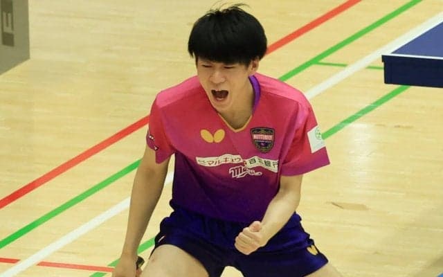 戸上隼輔、3戦全勝で代表権獲得　決勝は野田学園OB対決に＜卓球・アジア競技大会選考会男子予選リーグ＞