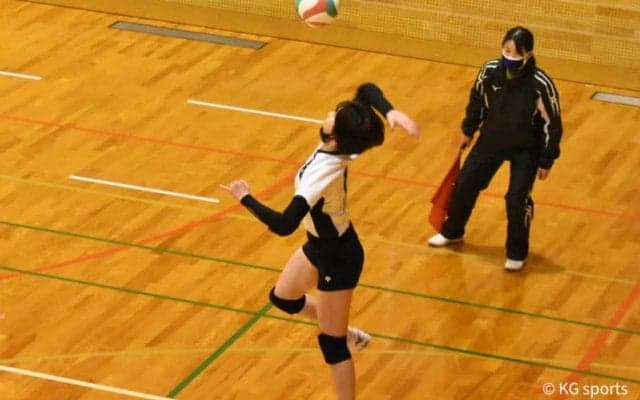 【バレーボール部女子】明国大にストレート勝ちし、２連続白星