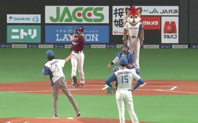 金メダリストの“魔球”が「めっちゃいい球」　背番号1の「BIGROY」をファン絶賛